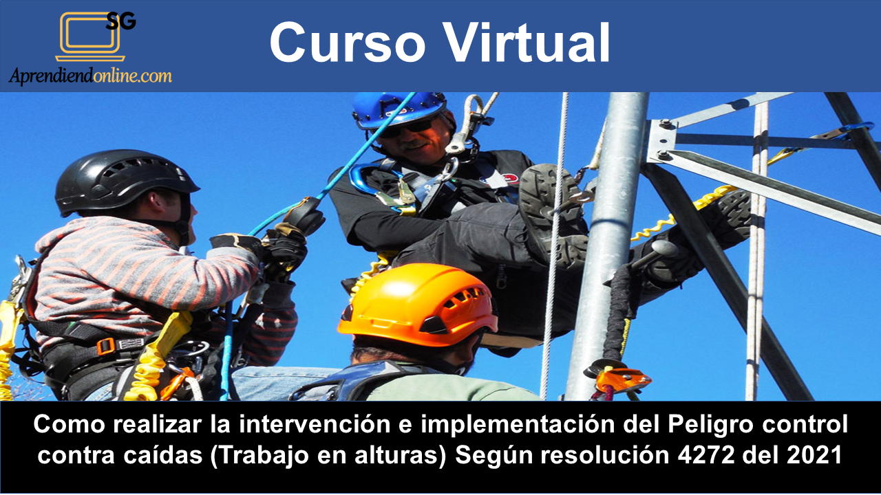 Curso Trabajo en alturas – AprendiendonlineSG